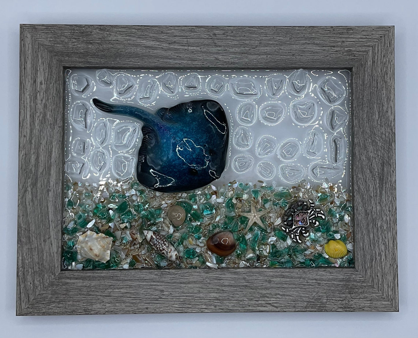 5x7 Blue Stingray 045