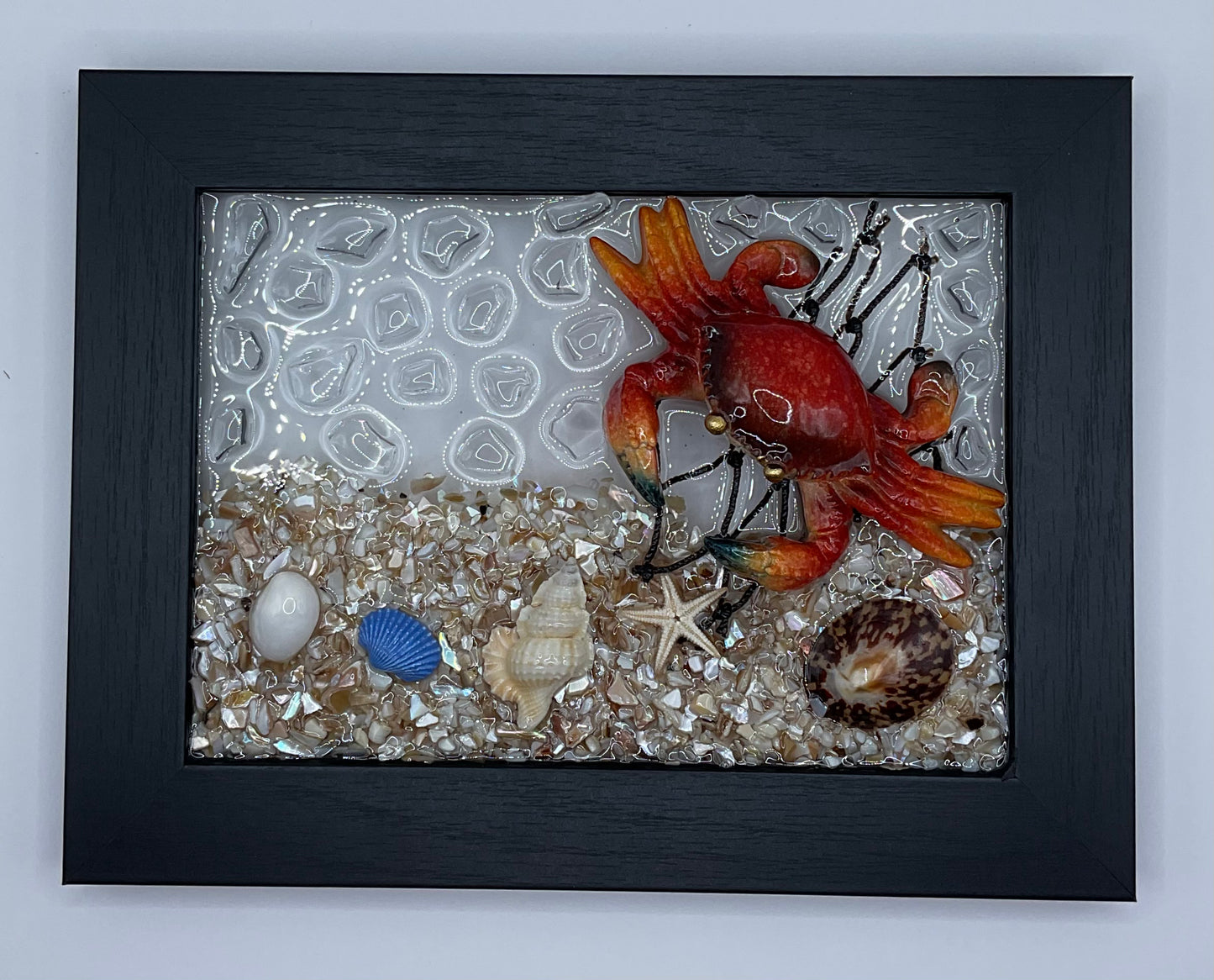 5x7 Red Crab Frame 017