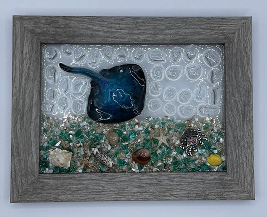 5x7 Blue Stingray 045