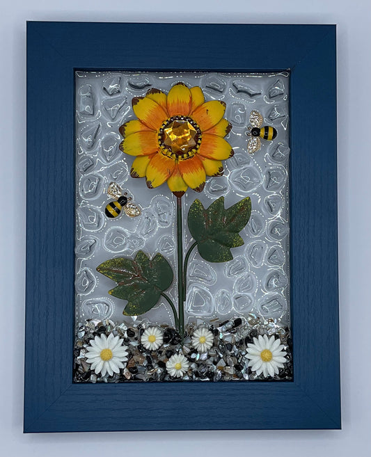 5x7 Sunflower Frame 034