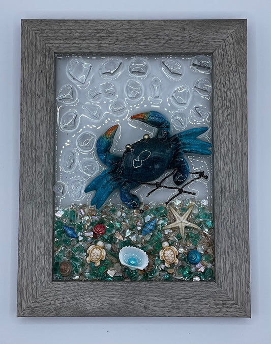 5 x 7 Blue Crab Frame 025