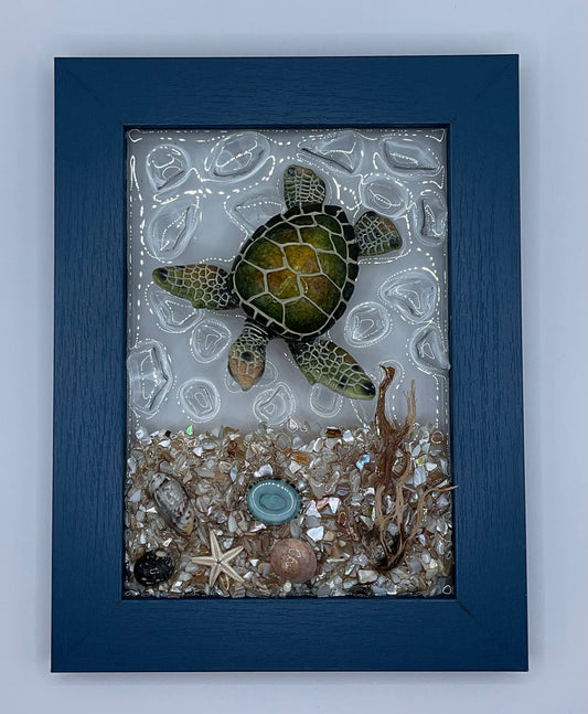 5x7 Green Turtle Frame 016