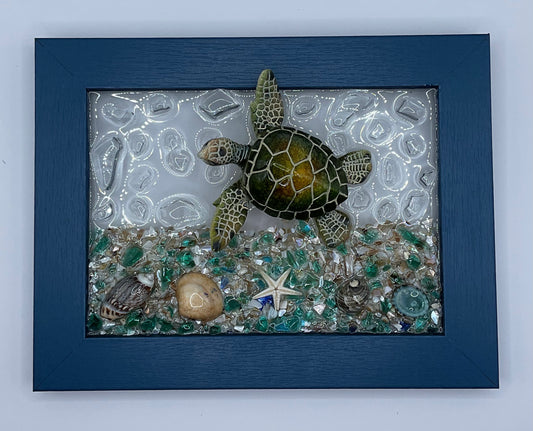 5x7 Green Turtle Frame 012