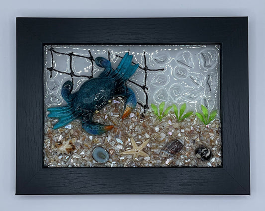 5x7 Blue Crab Frame 008